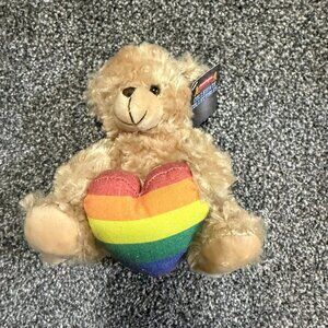 🌈 Pennington Collegiate Collectible Bear with rainbow heart 🌈